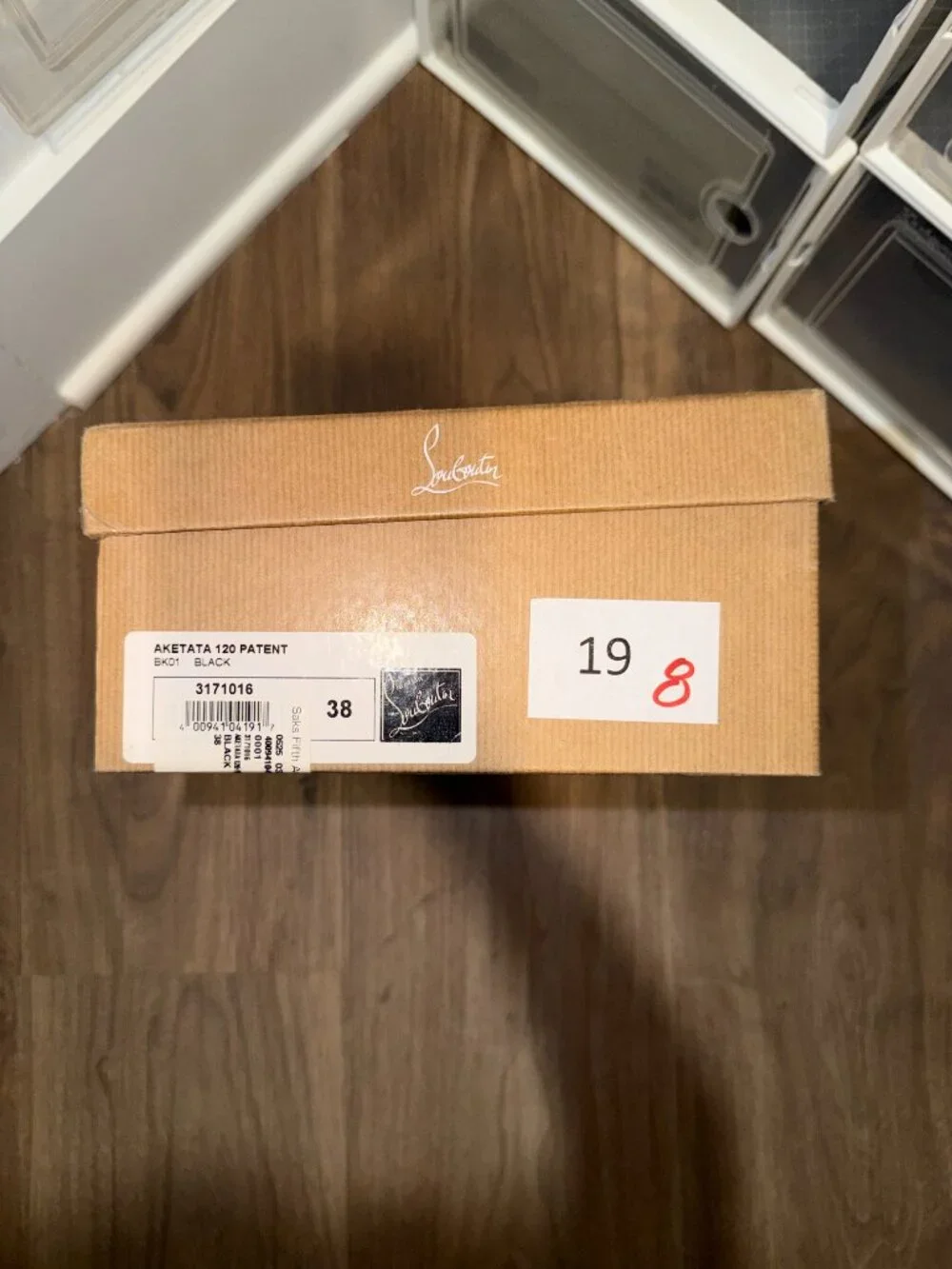 Christian Louboutin Aketata 120 Black Size 8